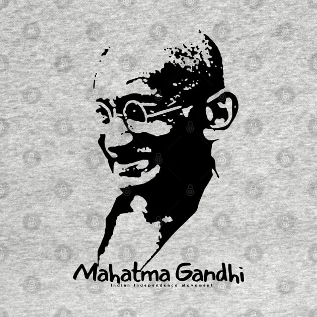 Mahatma Gandhi by KewaleeTee